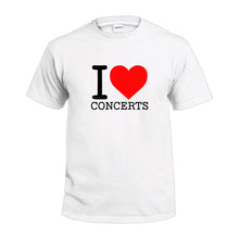 Load image into Gallery viewer, I Love Concerts T-shirt

